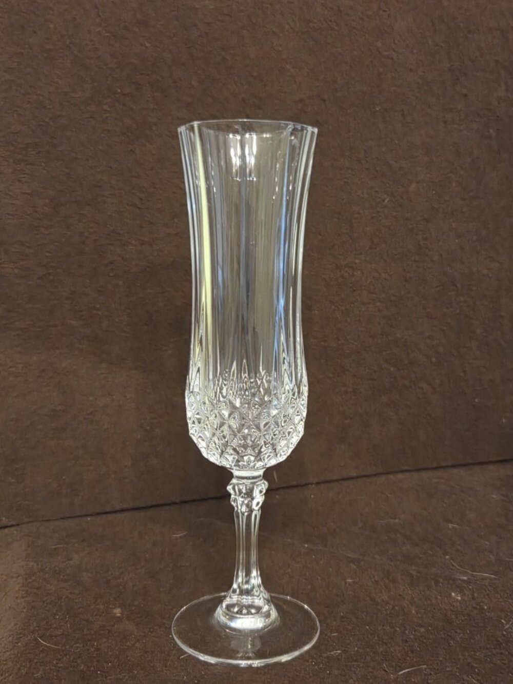 Vintage Lead Crystal Champagne Flute Longchamp Pattern Replacement‎